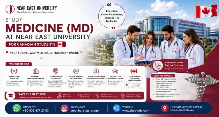 near east university medicine canada