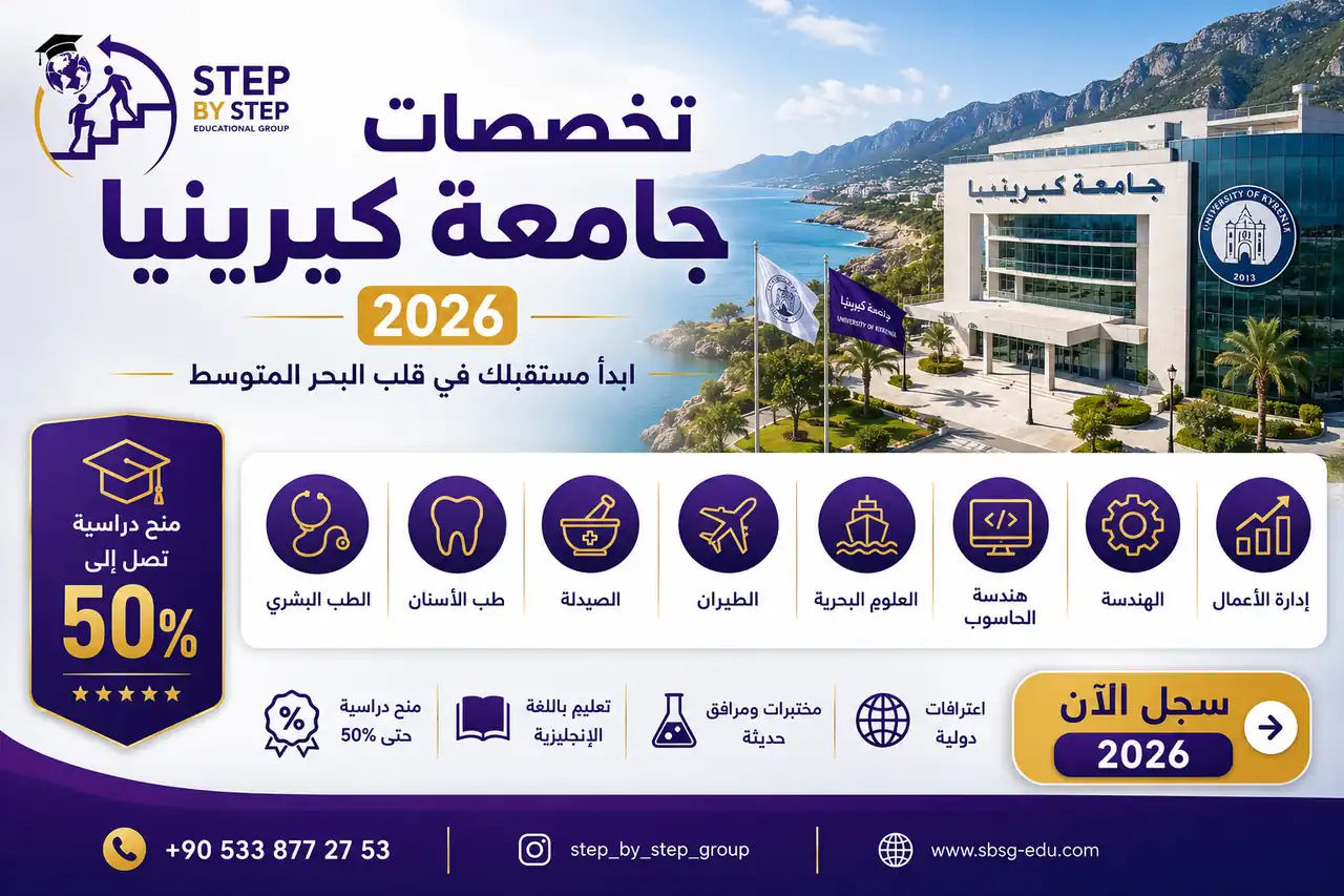 تخصصات جامعة كيرينيا